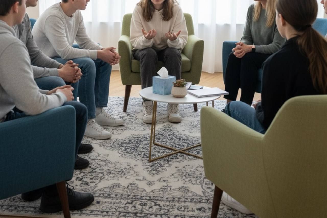 Беседа группы поддержки